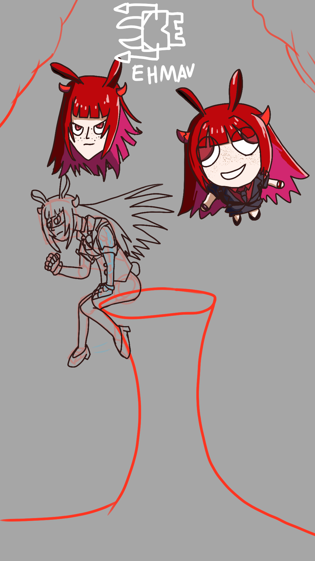 Fan Art Roomimi Art Practice Roomimi Aura Farming WIP0 1c811489