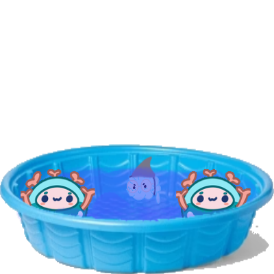 vibing in the pool